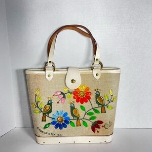 Enid Collin’s 1960 Jewel Bag Hard Shell Birds of a Feather Handbag